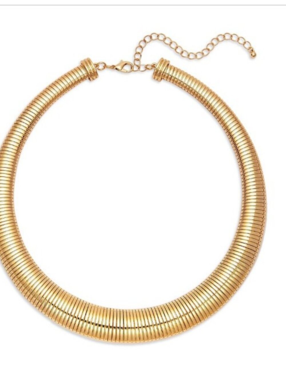 Aqua Tubogas Collar Necklace in 14K Gold Plated, 16-18 - Exclusive
